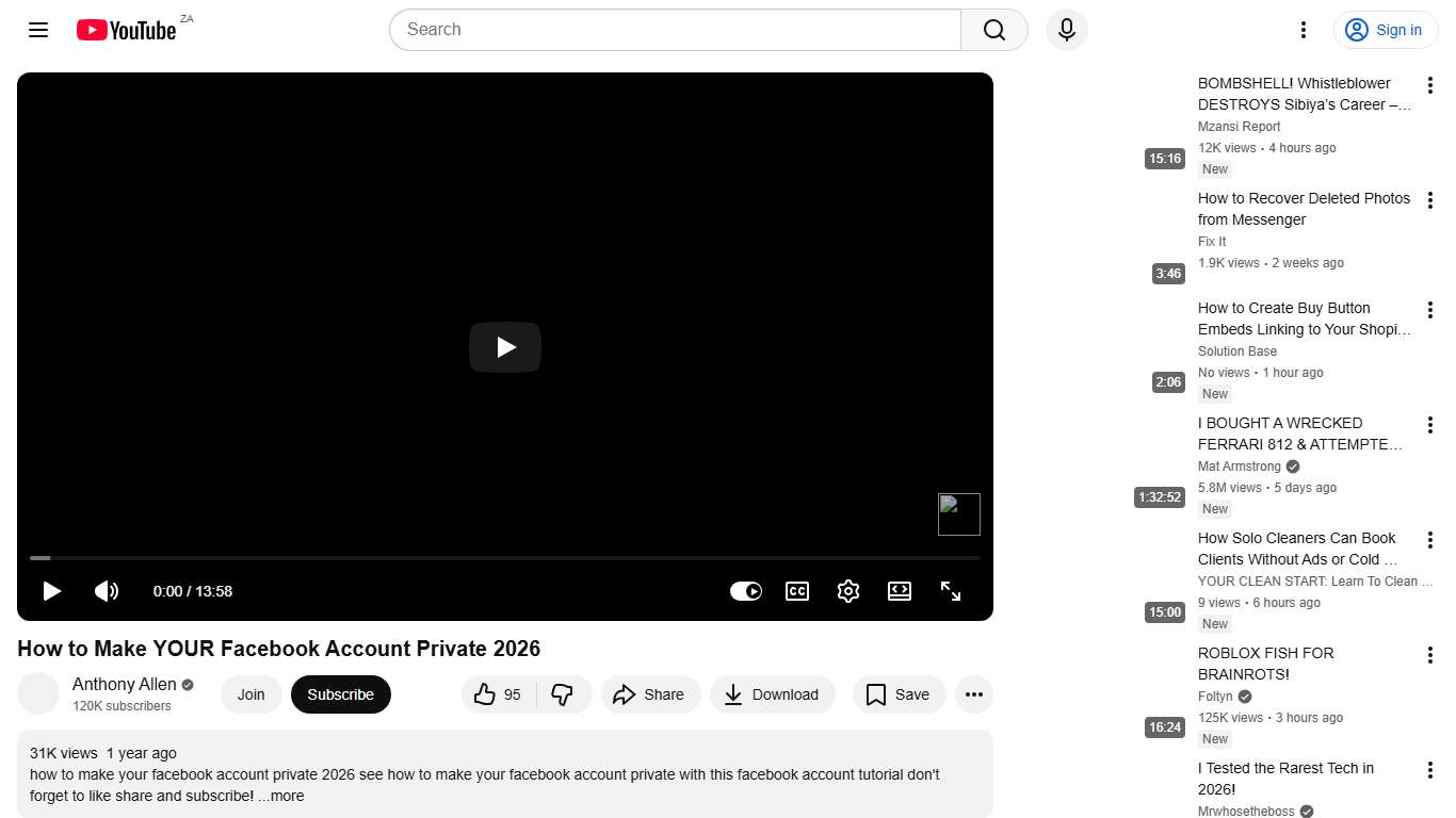 How to Make YOUR Facebook Account Private 2026 - YouTube