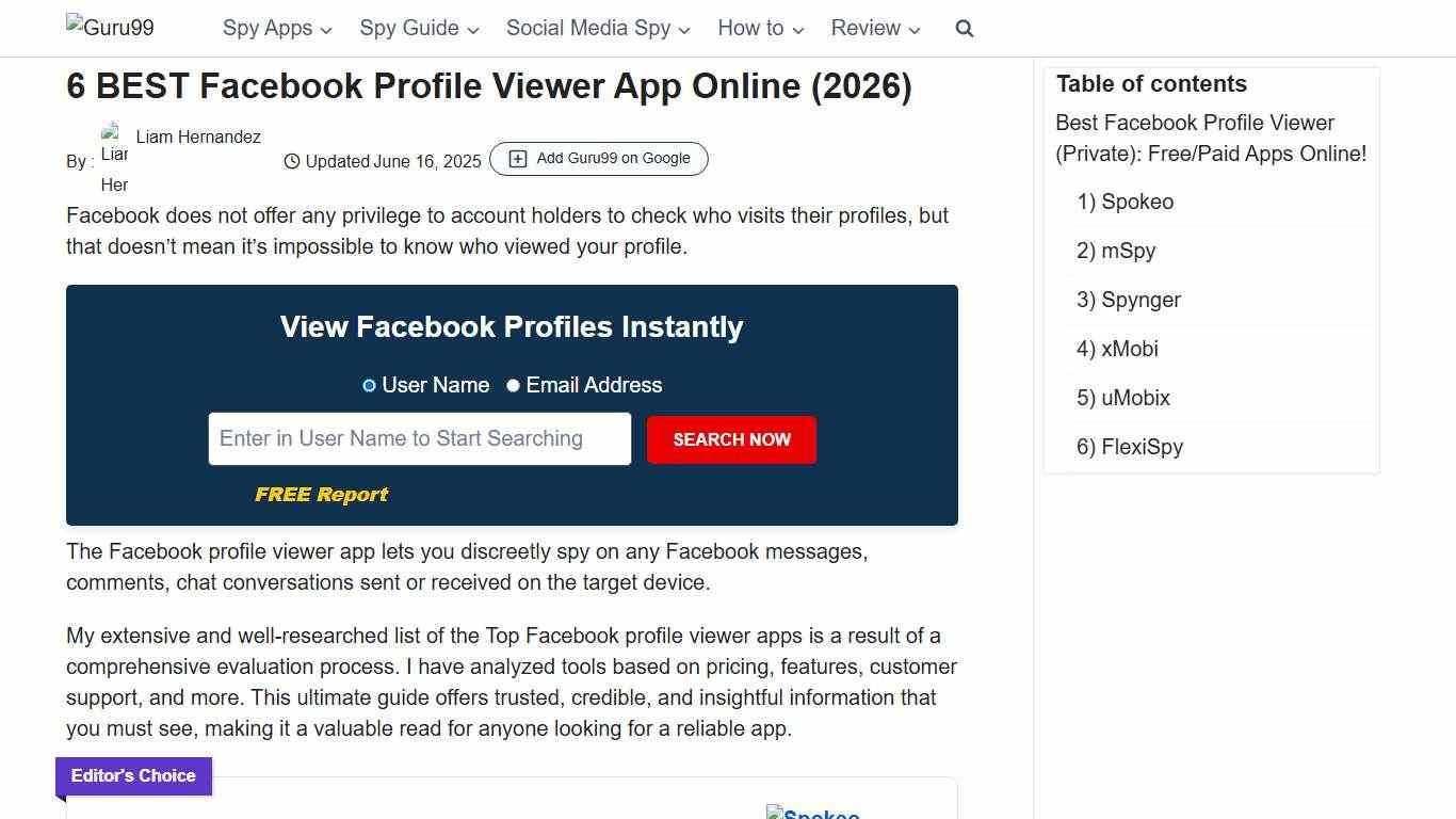 6 BEST Facebook Profile Viewer App Online (2026)